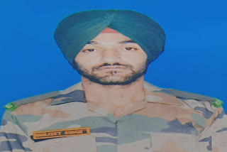 soldier who was on holiday in village Gobindpura died suddenly