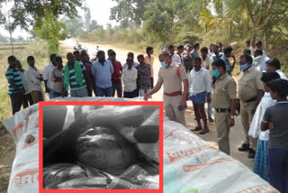 Attack on a man sleeping on grain piles