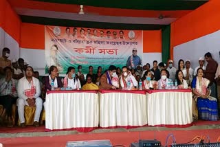 Election campaign of Congress in batadrava nagaon assam etv bharat news