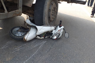 बानसूर में सड़क हादसा, road accident in bansur