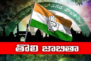 Congress released first list with 22 candidates for the GHMC elections