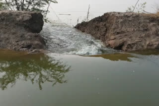 minor of chambal canal broken in agra