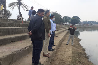 inspection of chhth ghat in khunti