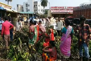 Fruit market in Deoghar