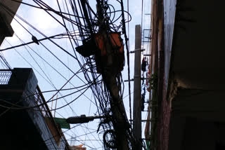 Electric pole became trouble action was not taken despite complain