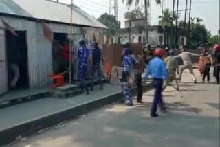 TMC and BJP workers clash in Cooch Behar, Police resort to baton-charge.