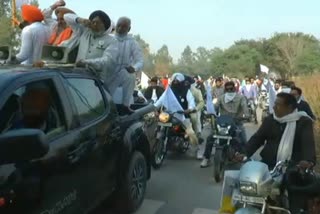 bhartiya kisan union bike rally against agricultural laws in ambala