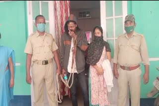 husband wife caught with drugs in nagaon assam etv bharat news