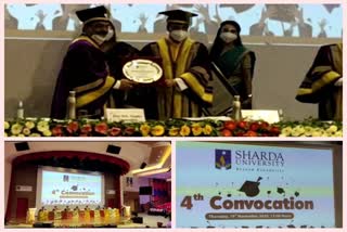 fourth convocation celebrated at sharda university