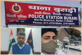 Policemen of Burari police station save life by giving blood to the injured