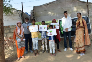 Jhunjhunu news, children's rights week, painting and sports competition