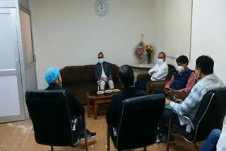 director health services haryana held a meeting with department officials