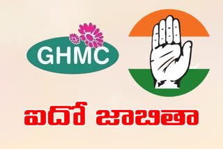 GHMC ELECTIONS CONGRESS LIST