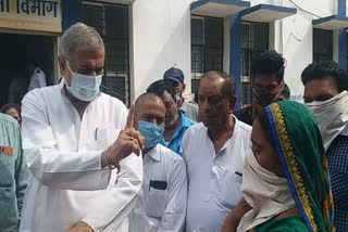 MLA Ravi Joshi inspected the hospital