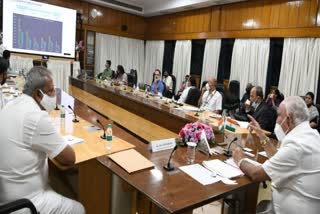 CM meeting with officials in Bengaluru