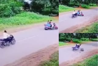 Two wheeler collision near Dharmapuri