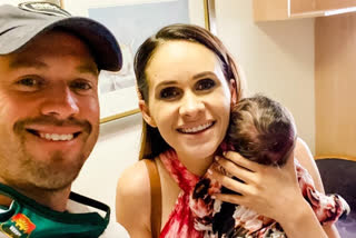 AB de Villiers and wife Danielle become parents to a baby girl