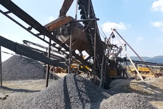 Mineral department seals illegal crusher