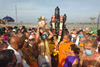 Tungabhadra pushkaralu in mantralam kurnool