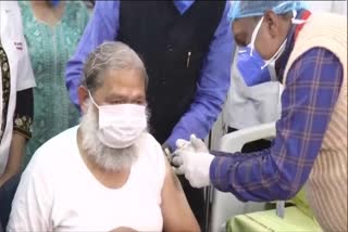 Haryana Health Minister anil vij Gets First Vaccine in Third Phase Trial of Covaxine