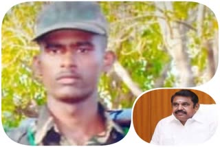 cm condolence to kashmir soldier
