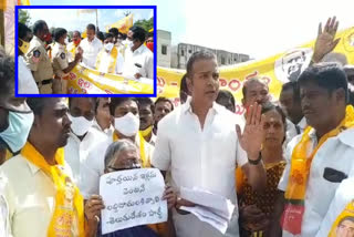 tdp protests for tidco houses