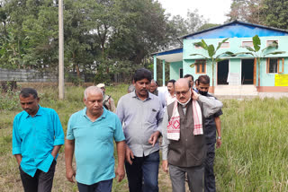 পশ্চিম গুৱাহাটী সমষ্টিত আধাৰশিলা স্থাপনৰ কাৰ্যসূচীত বিধায়ক ৰমেন্দ্ৰ নাৰায়ণ কলিতা