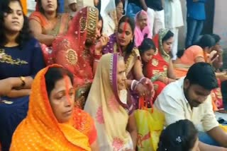 worship-on-the-third-day-of-chhath-puja-in-godda