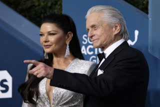 Catherine Zeta-Jones with Michael Douglas