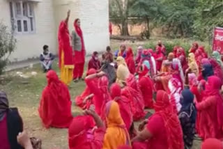 asha workers protest in palwal