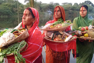 चित्तौैड़गढ़ में मनाया गया छठ पर्व, Chhath celebrated in Chittorgarh