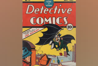 First 'Batman' comic sells for record USD 1.5 million  'Batman' comic  'Batman' comic sells for record USD 1.5 million  ആദ്യത്തെ 'ബാറ്റ്മാൻ' കോമിക്ക്  1.5 ദശലക്ഷം ഡോളറിന് വിറ്റു  വാഷിങ്ടൺ  ഹെറിറ്റേജ് ലേലം