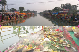 Chhath Puja performed in araria