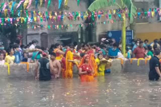 artificial ponds for Chhat pujo in kolkata