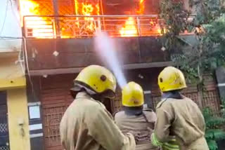 Lawyer's house burned down by fireworks