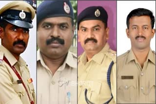 CM gold medal for four police officers of shimogga