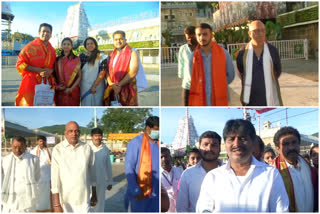 vip's visit tirumla venkateswara swamy