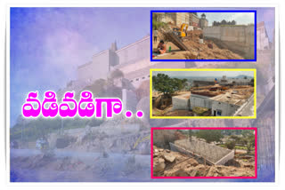 Reconstruction of Yadadri temple on an ongoing basis on a war footing