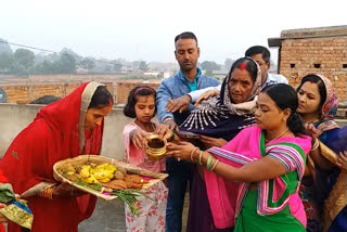 Chhath puja celebrated in Koderma