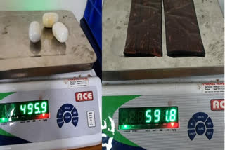 1,088 grams of gold seized from Kozhikode International Airport  gold seized from Kozhikode International Airport  Kozhikode International Airport  കോഴിക്കോട് അന്താരാഷ്ട്ര വിമാനത്താവളത്തിൽ നിന്ന് 1,088 ഗ്രാം സ്വർണം പിടിച്ചെടുത്തു  1,088 ഗ്രാം സ്വർണം പിടിച്ചെടുത്തു  കോഴിക്കോട് അന്താരാഷ്ട്ര വിമാനത്താവളം