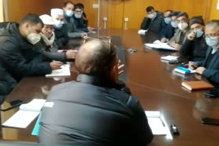 review meeting of district development commissioner of kulgam