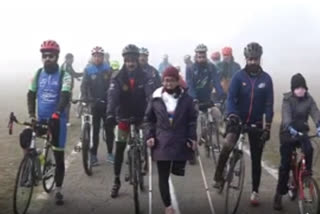 Cycle expedition Flagged off by BSF in udhampur