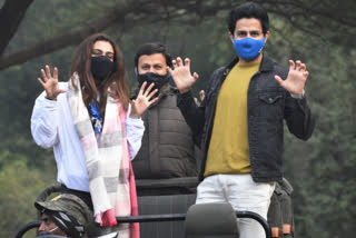 आकांक्षा सिंह पहुंची झालाना लेपर्ड सफारी पार्क, Akanksha Singh reached Jhalana Leopard Safari Park