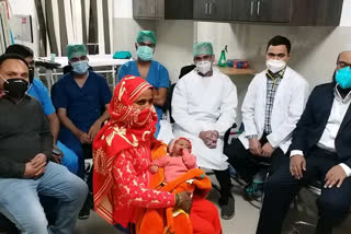 AMU Medical College: Free successful heart surgery for a five-month-old girl
