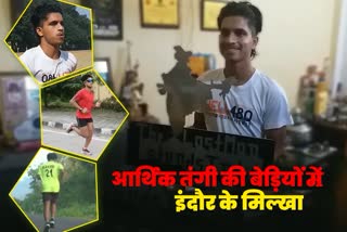 Karthik Joshi, runner of Indore