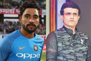 Sourav Ganguly Posts Condolence Message For Mohammed Siraj On His Father's Death