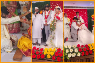 marriage in three traditions at guntur in andhra pradesh