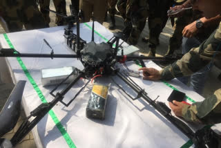 Mendhar sector  Drone movement noticed  Border Security Force  Jammu and Kashmir  മെൻഡാർ മേഖലയിൽ ഡ്രോൺ മൂവ്മെന്‍റ് കണ്ടെത്തി  ഡ്രോൺ മൂവ്മെന്‍റ് കണ്ടെത്തി  മെൻഡാർ മേഖലയിൽ ഡ്രോൺ മൂവ്മെന്‍റ്