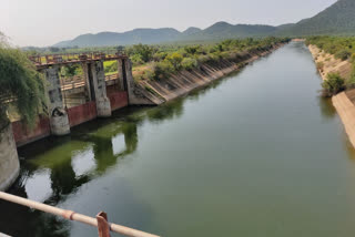 Authorities' action to prevent water from entering the Brahmasagar reservoir