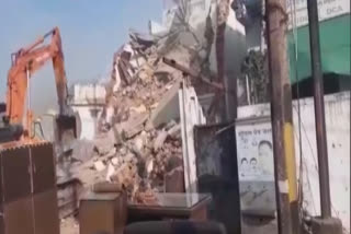 Illegal construction demolished in MP's Jabalpur